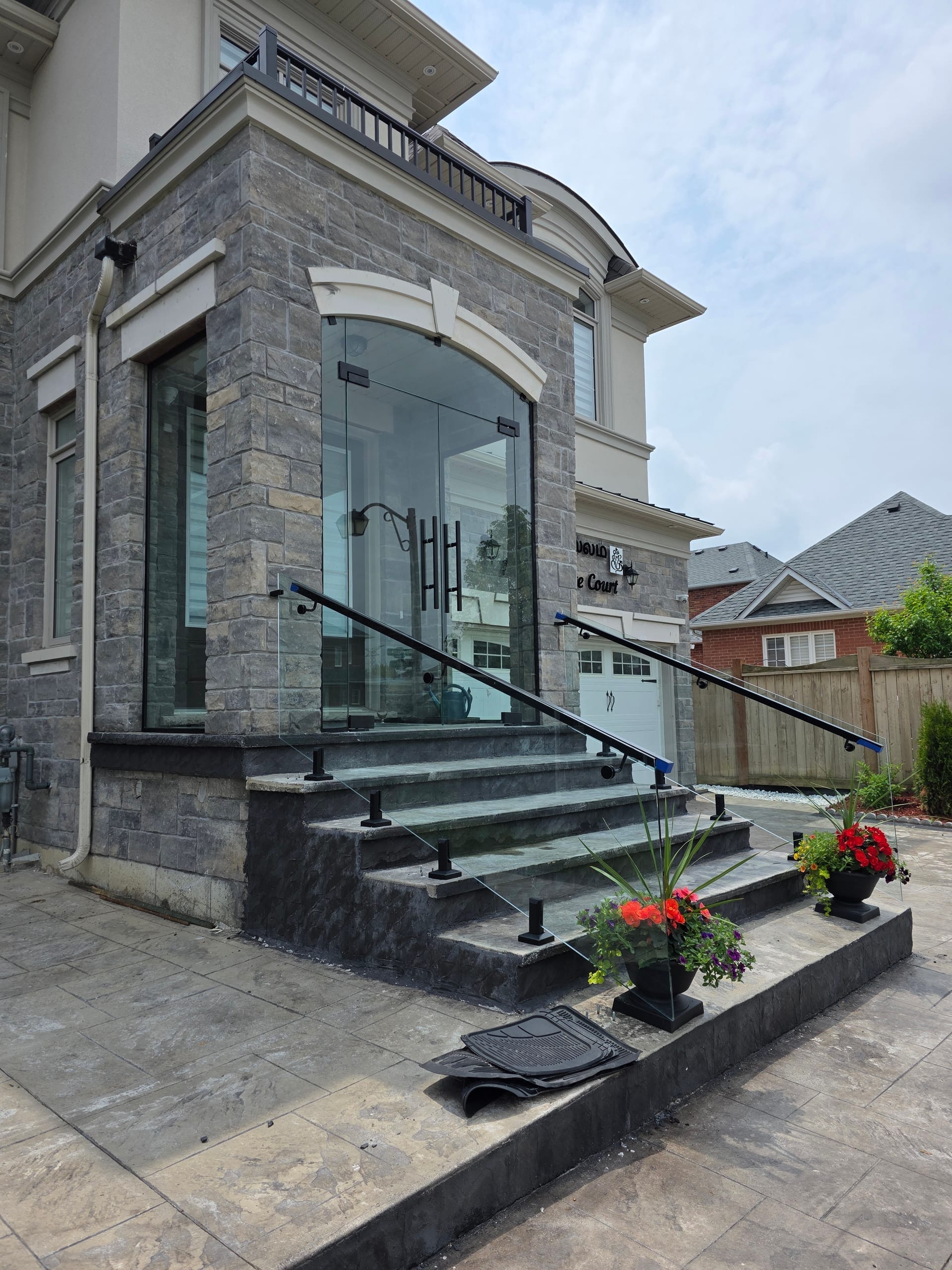 Frameless glass installation in Bowmanville — Built By Glass, Clarington