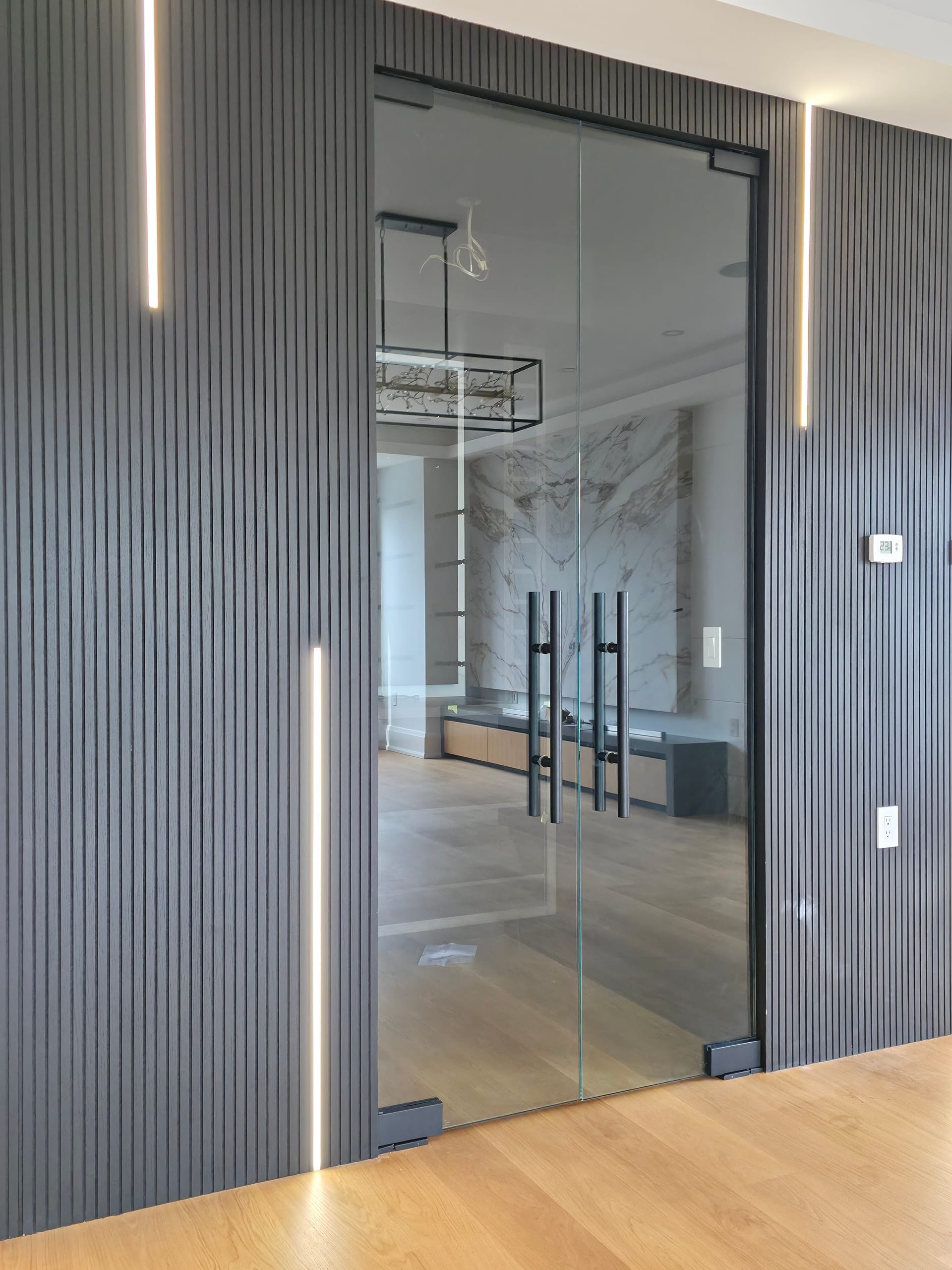 Site consultation for a custom glass installation — Built By Glass, GTA